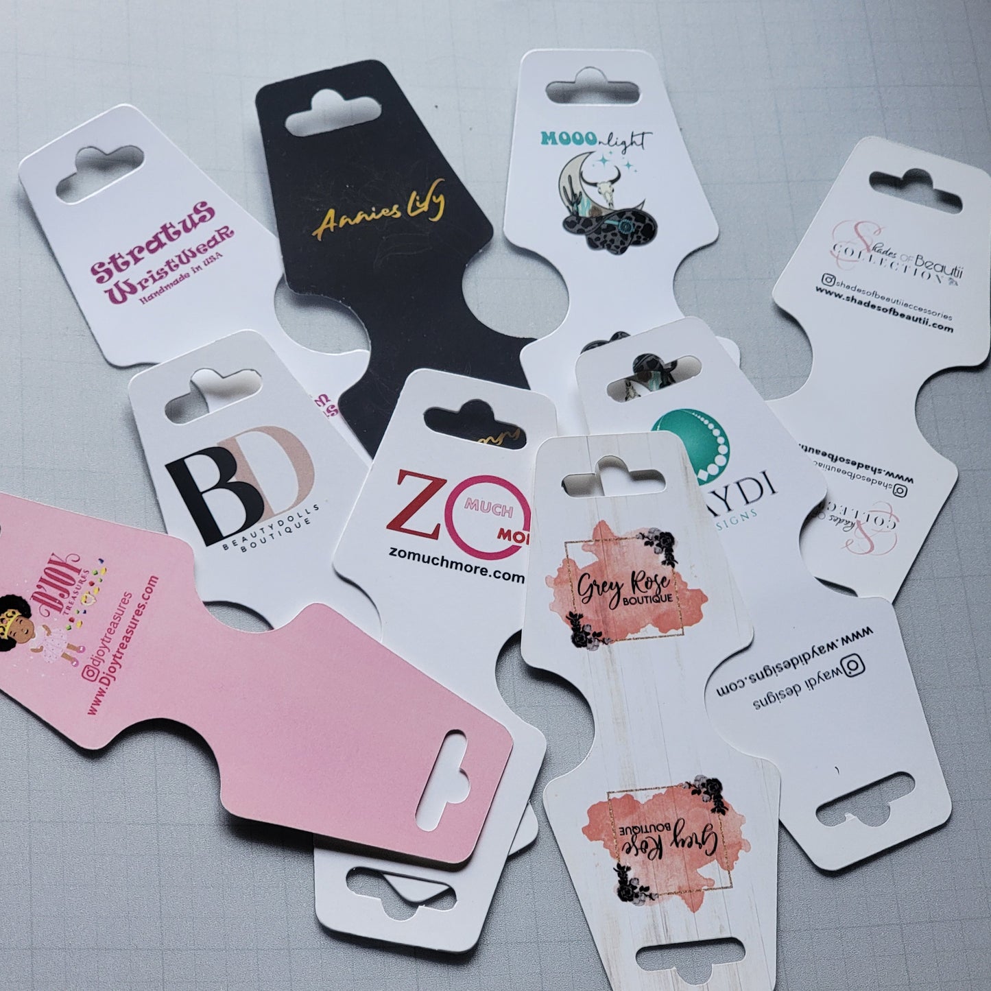 2” x 5” Bracelet Display Tags