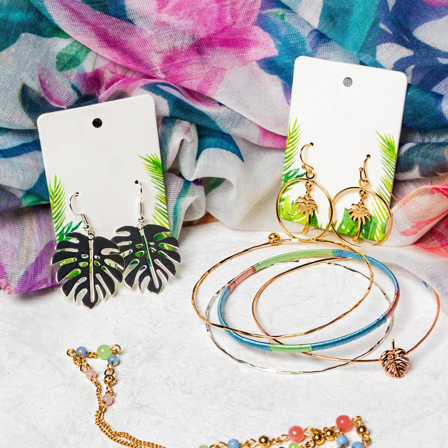2.5" Square Earring Display Cards