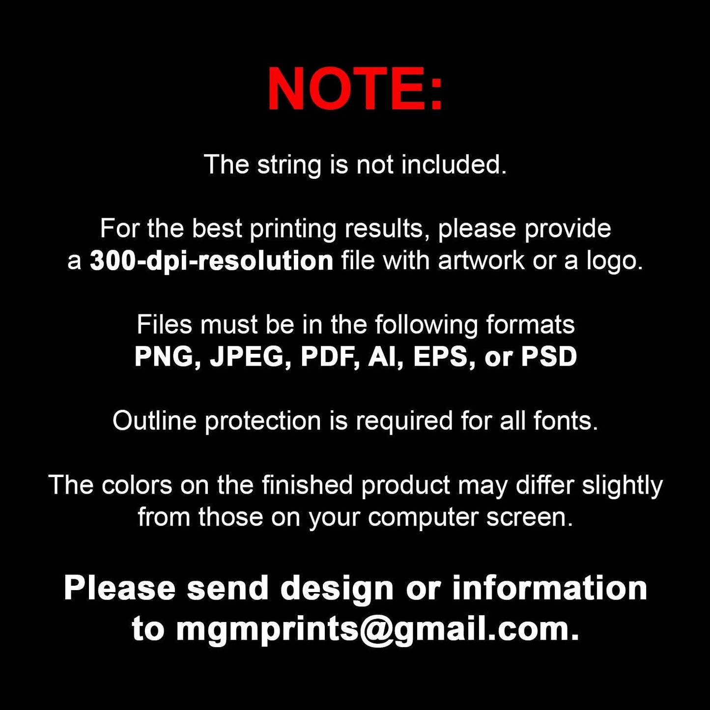 1.75” x 3.5” Hang Tags