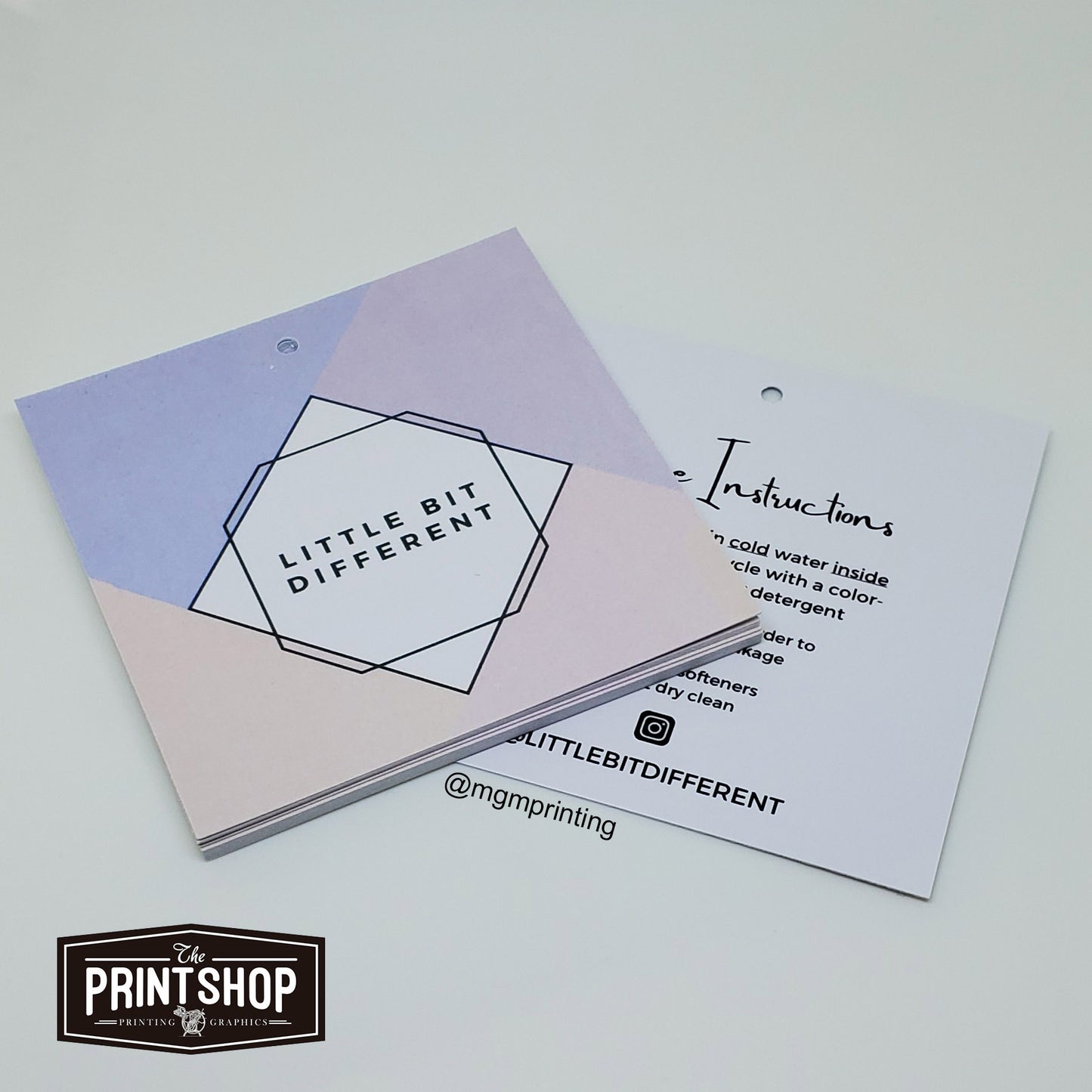 3” Square Hang Tags