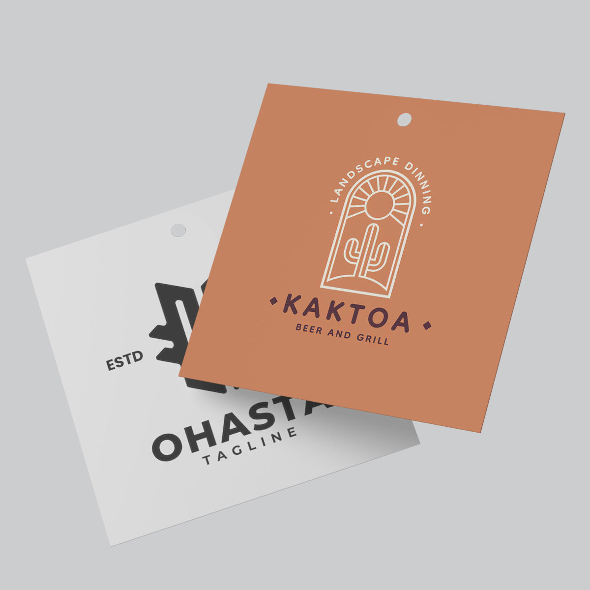 2” Square Hang Tags