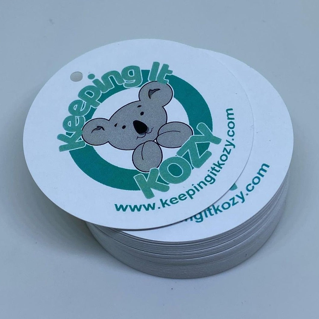 Round Custom Hang Tags for Clothing, image2