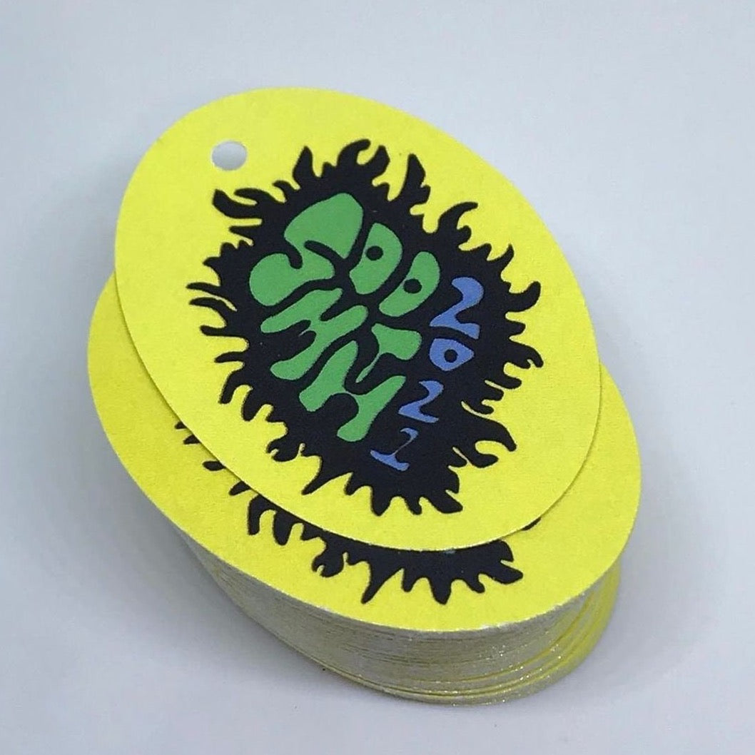Custom Oval Hang Tags for Clothing (image1)