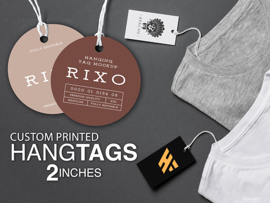 Round Custom Hang Tags for Clothing, main photo