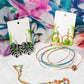 3" Square Earring Display Cards