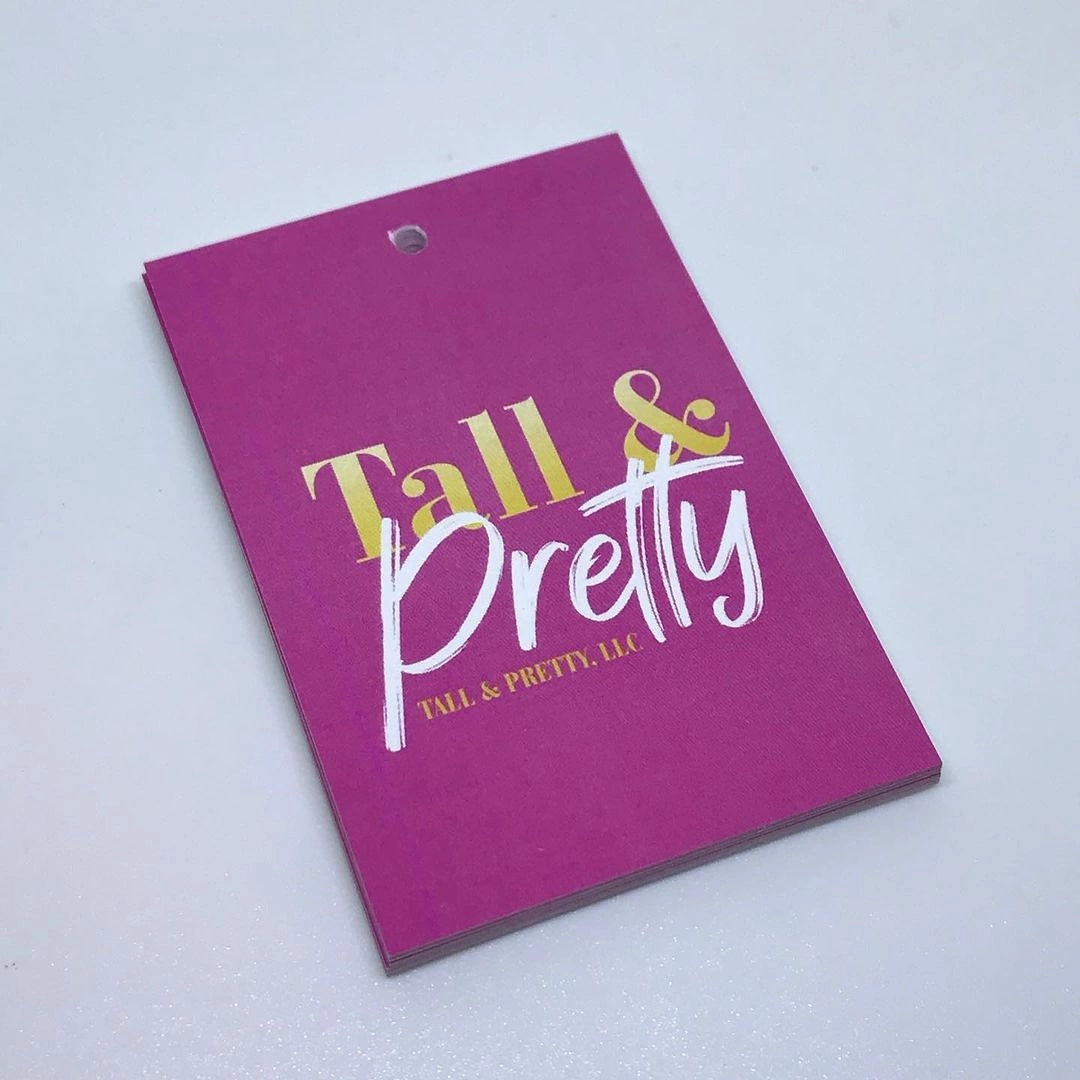 Custom 1.75" x 3.5" Hang Tags – Elevate Your Brand’s Packaging