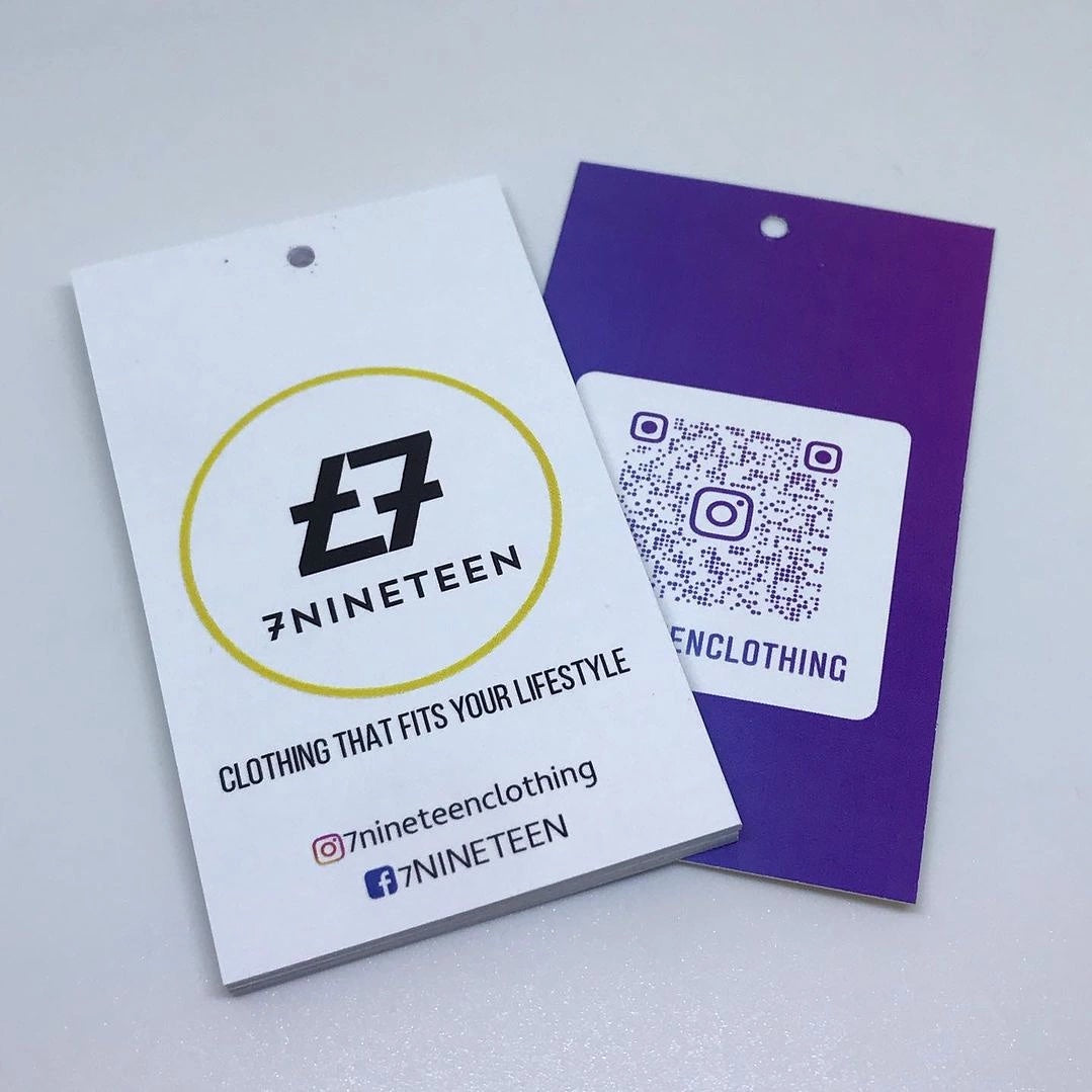 Custom 1.75" x 3.5" Hang Tags – Elevate Your Brand’s Packaging