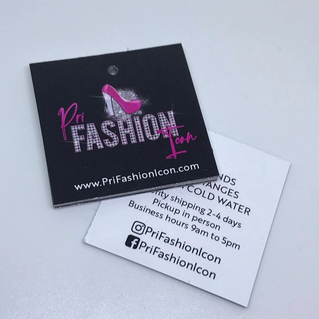 Custom 3” x 3” Square Hang Tags – Elevate Your Brand’s Packaging