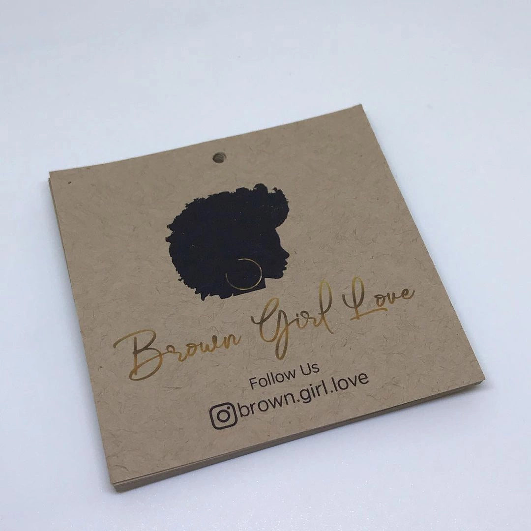 Custom 3” x 3” Square Hang Tags – Elevate Your Brand’s Packaging