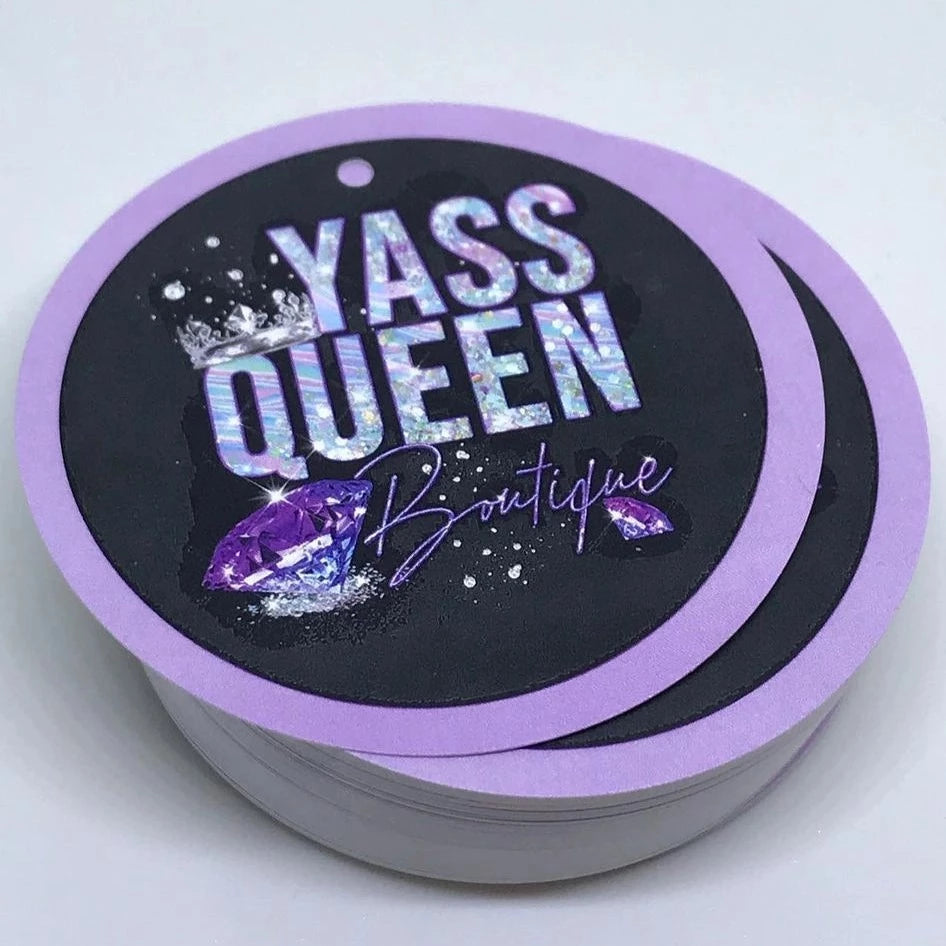 2.5 inches custom round hang tags (image2)
