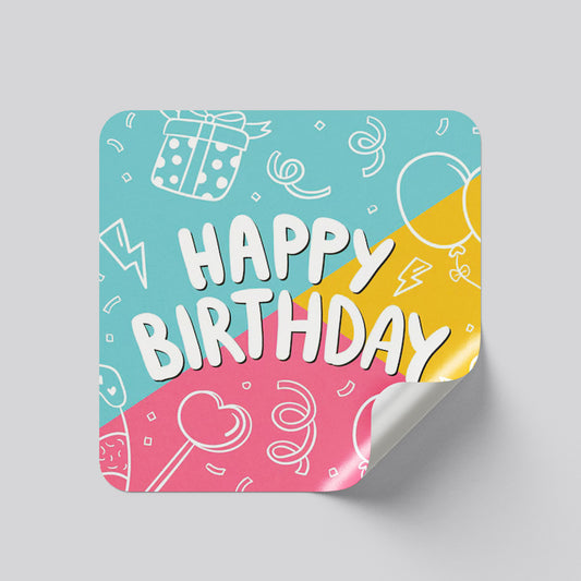6" Square Labels